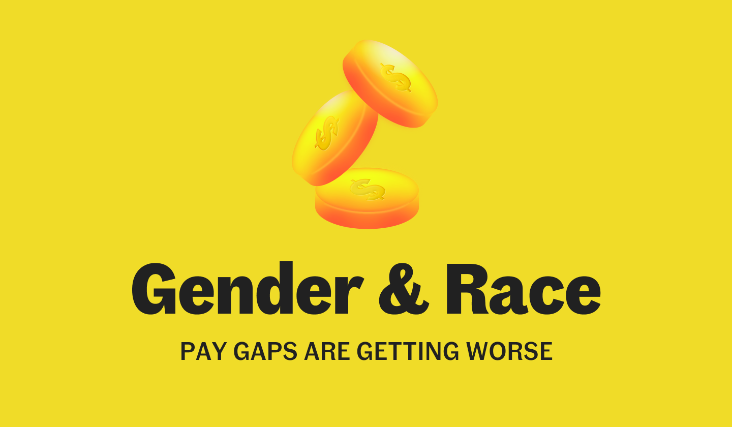 Revealed:  Gender and Race Pay Gaps are Widening at an Alarming Rate